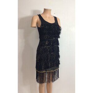 Express Flapper Dress Lined Womens Small